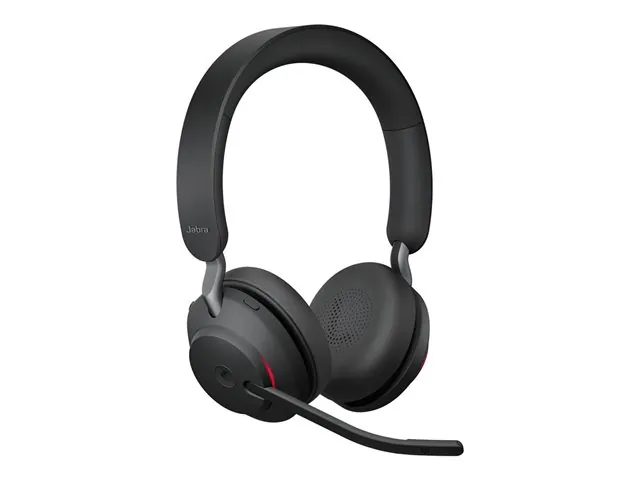 Diadema Jabra Evolve2 65 MS, Estéreo, Bluetooth 5.0, USB, Micrófono plegable, Color negro 2