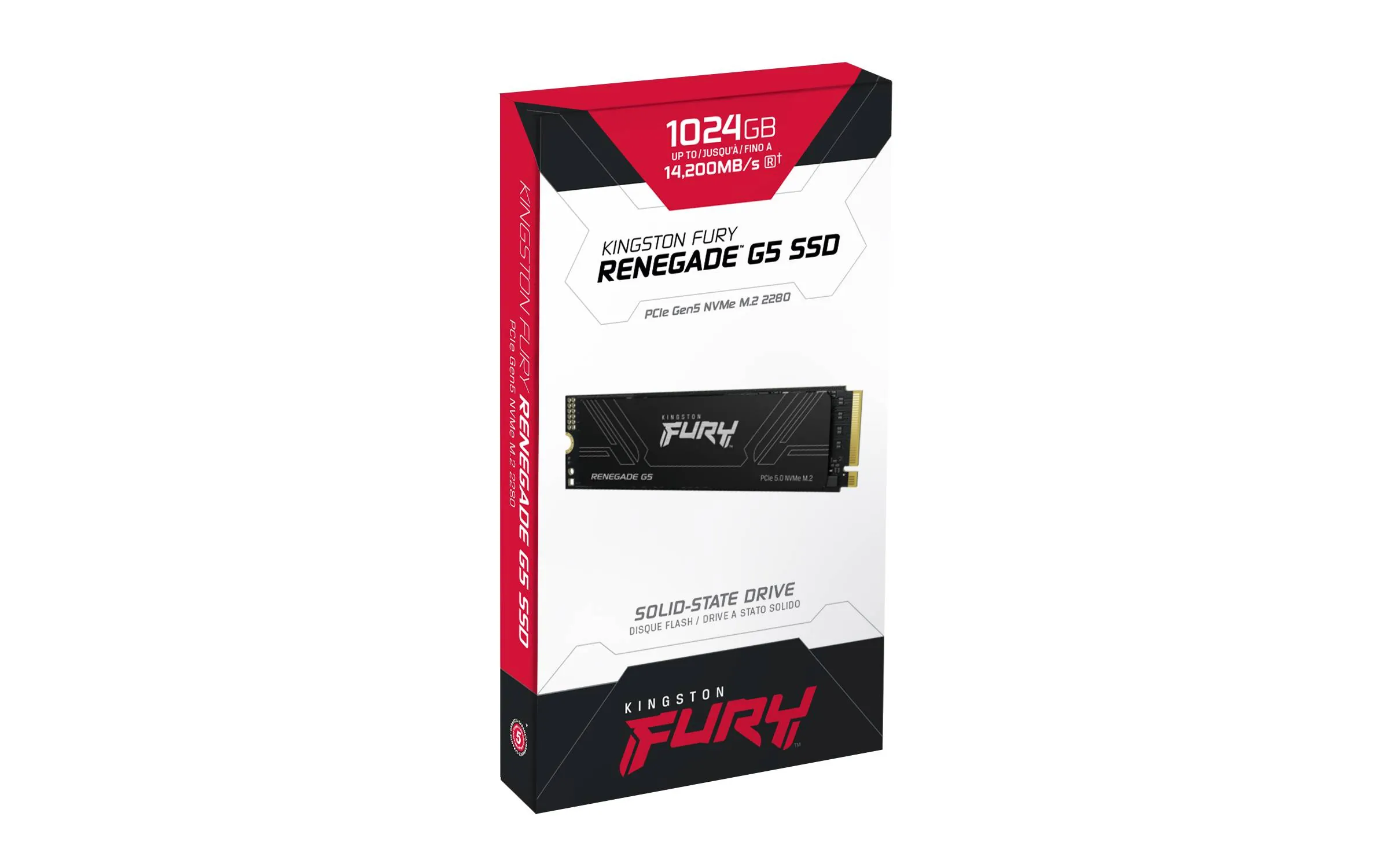 Unidad SSD Kingston FURY Renegade G5 1TB, M.2 2280, PCIe 5.0 NVMe 3