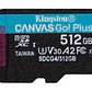 Memoria microSD Kingston Canvas Go! Plus 512GB microSD V30 + Adaptador SD - Miniatura 7