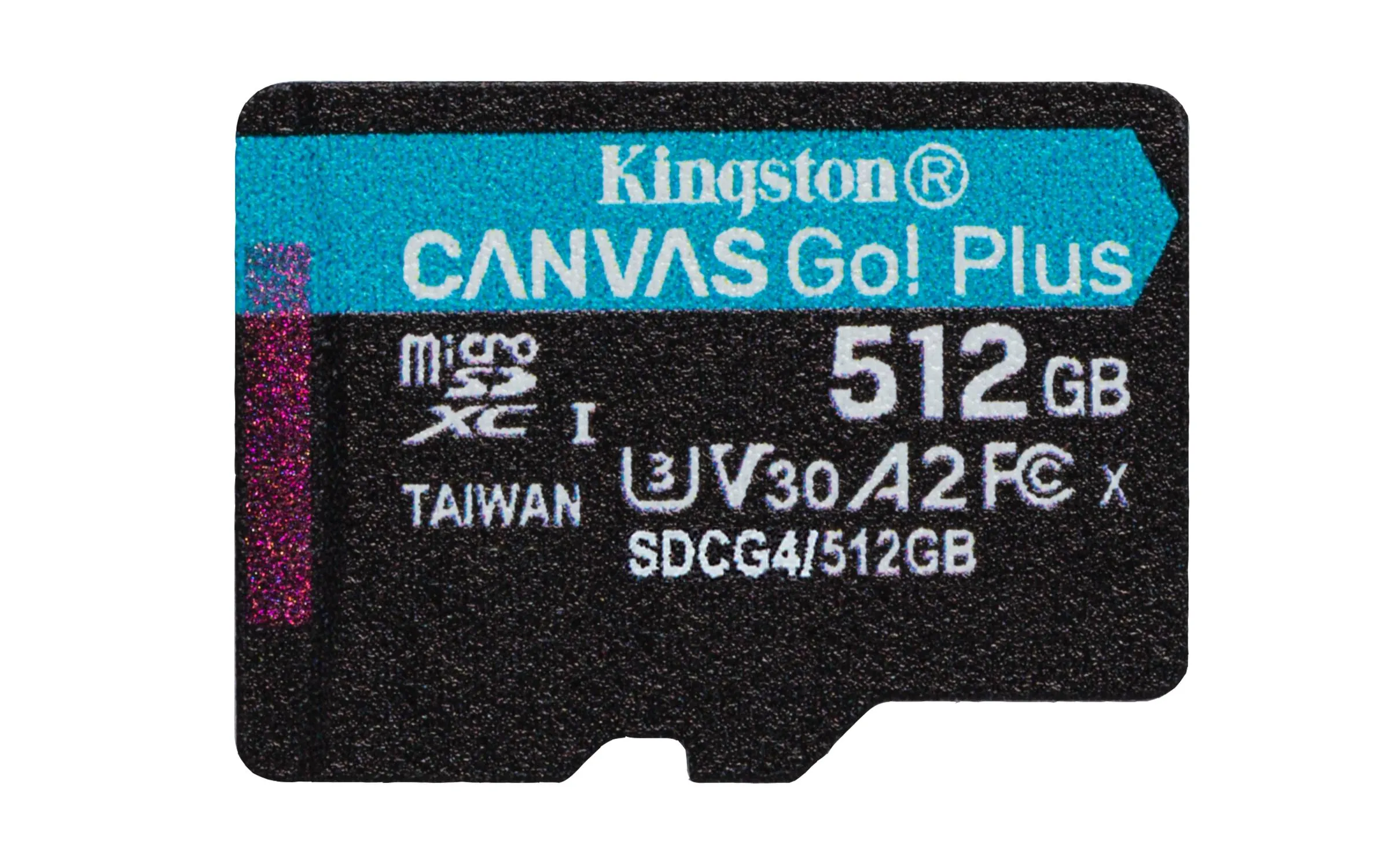 Memoria microSD Kingston Canvas Go! Plus 512GB microSD V30 + Adaptador SD 7