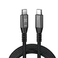 Cable Trenzado USB-C a USB-C Klip Xtreme PowerGo 250 60W 1.8 - Miniatura 5