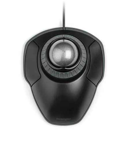 Mouse Kensington Trackball Orbit, Wired, 2 Botones, Negro/Plateado 2