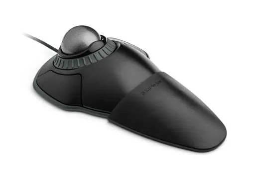 Mouse Kensington Trackball Orbit, Wired, 2 Botones, Negro/Plateado 3