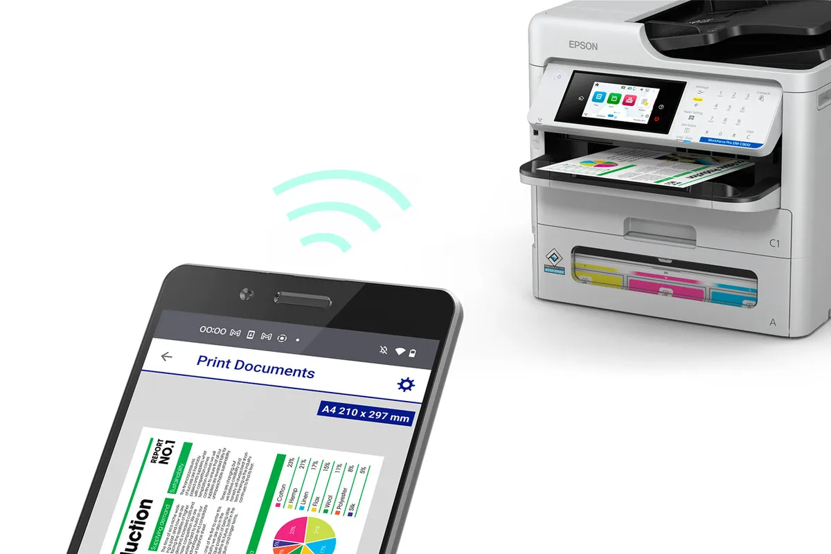 Impresora Multifuncional a Color WorkForce Pro EM-C800 para Grupos de Trabajo 7