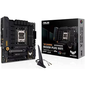 Placa Madre ASUS TUF Gaming B650M-Plus WIFI, AMD AM5, 4xDIMM DDR5, DP, HDMI, 2xM.2, Micro-ATX