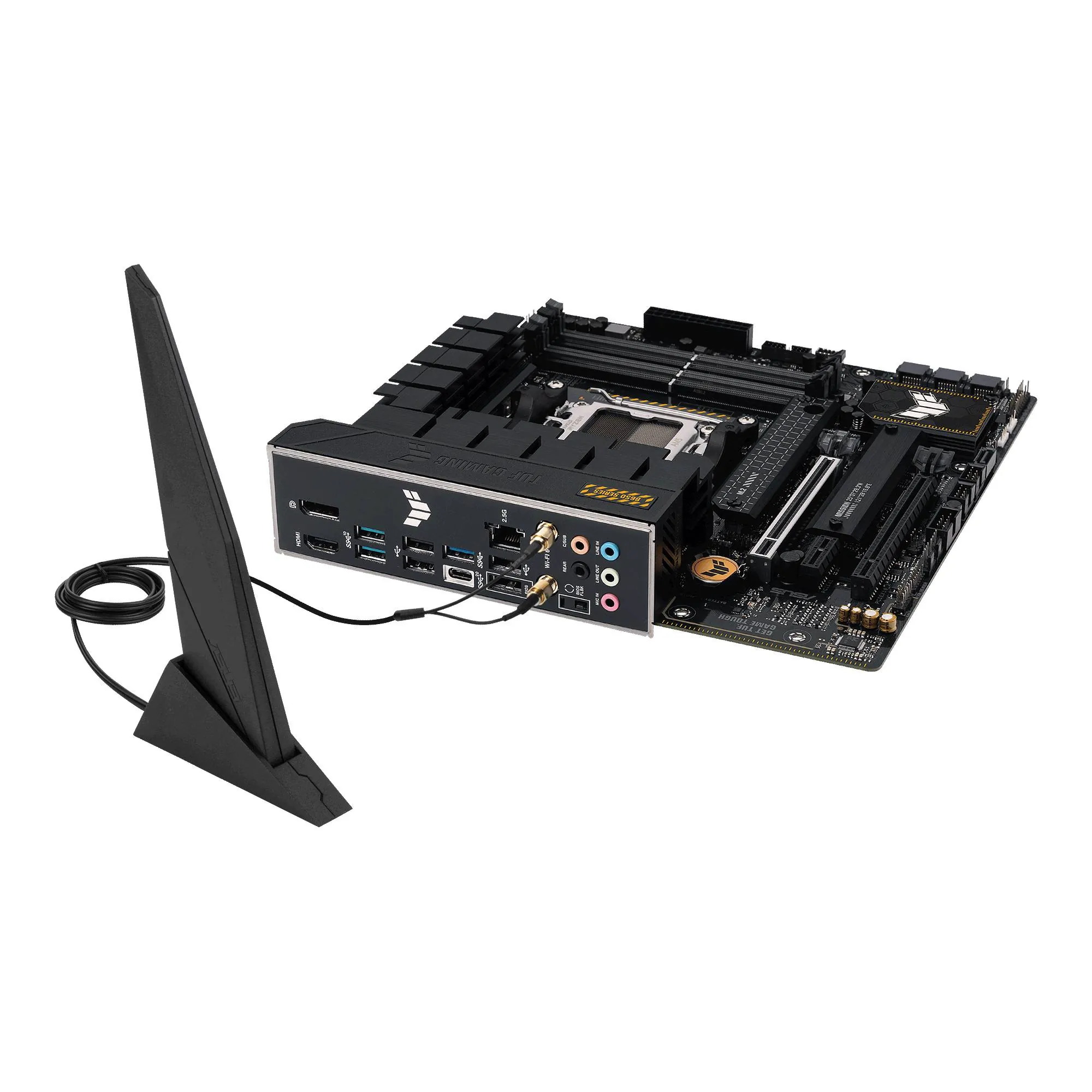 Placa Madre ASUS TUF Gaming B650M-Plus WIFI, AMD AM5, 4xDIMM DDR5, DP, HDMI, 2xM.2, Micro-ATX 2