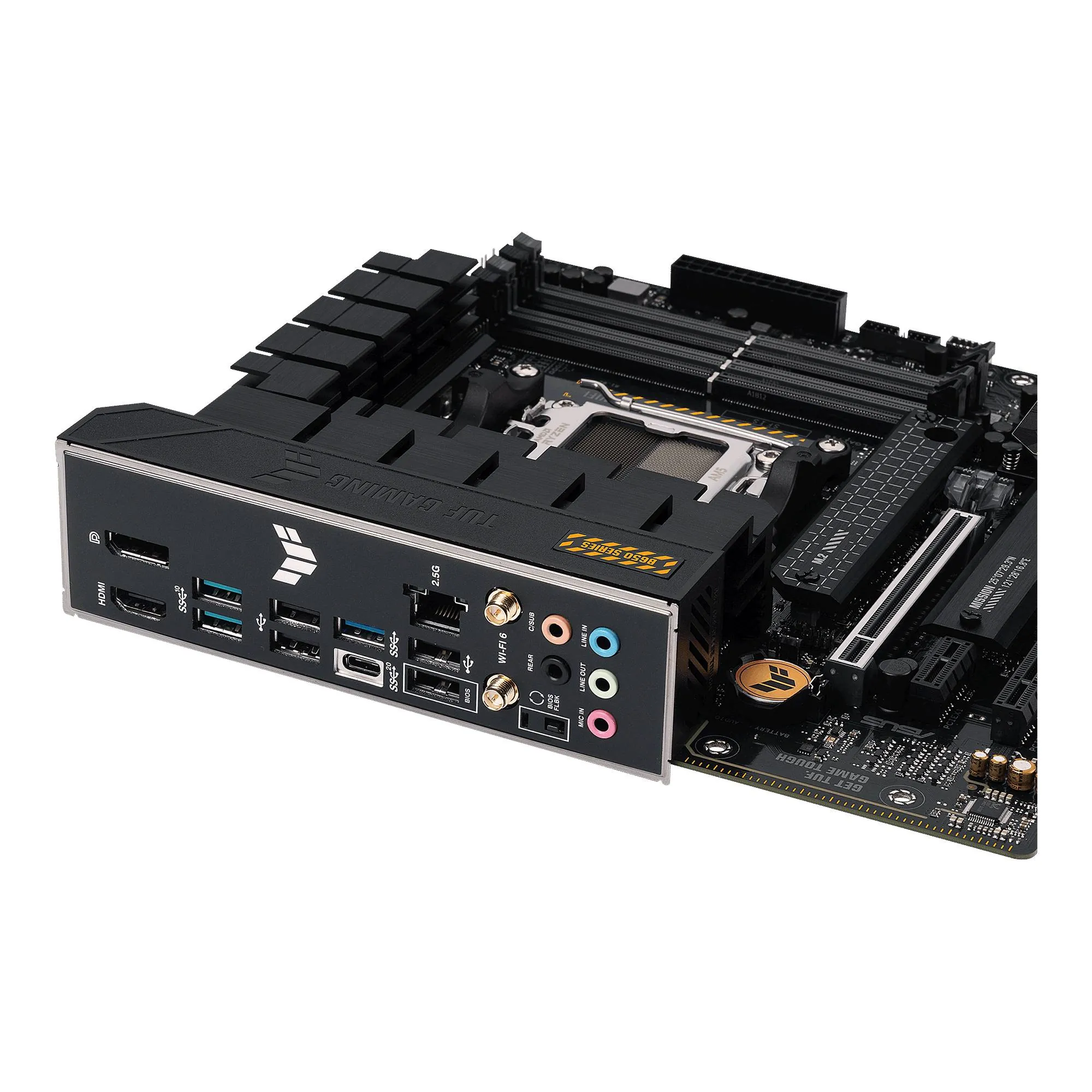 Placa Madre ASUS TUF Gaming B650M-Plus WIFI, AMD AM5, 4xDIMM DDR5, DP, HDMI, 2xM.2, Micro-ATX 3