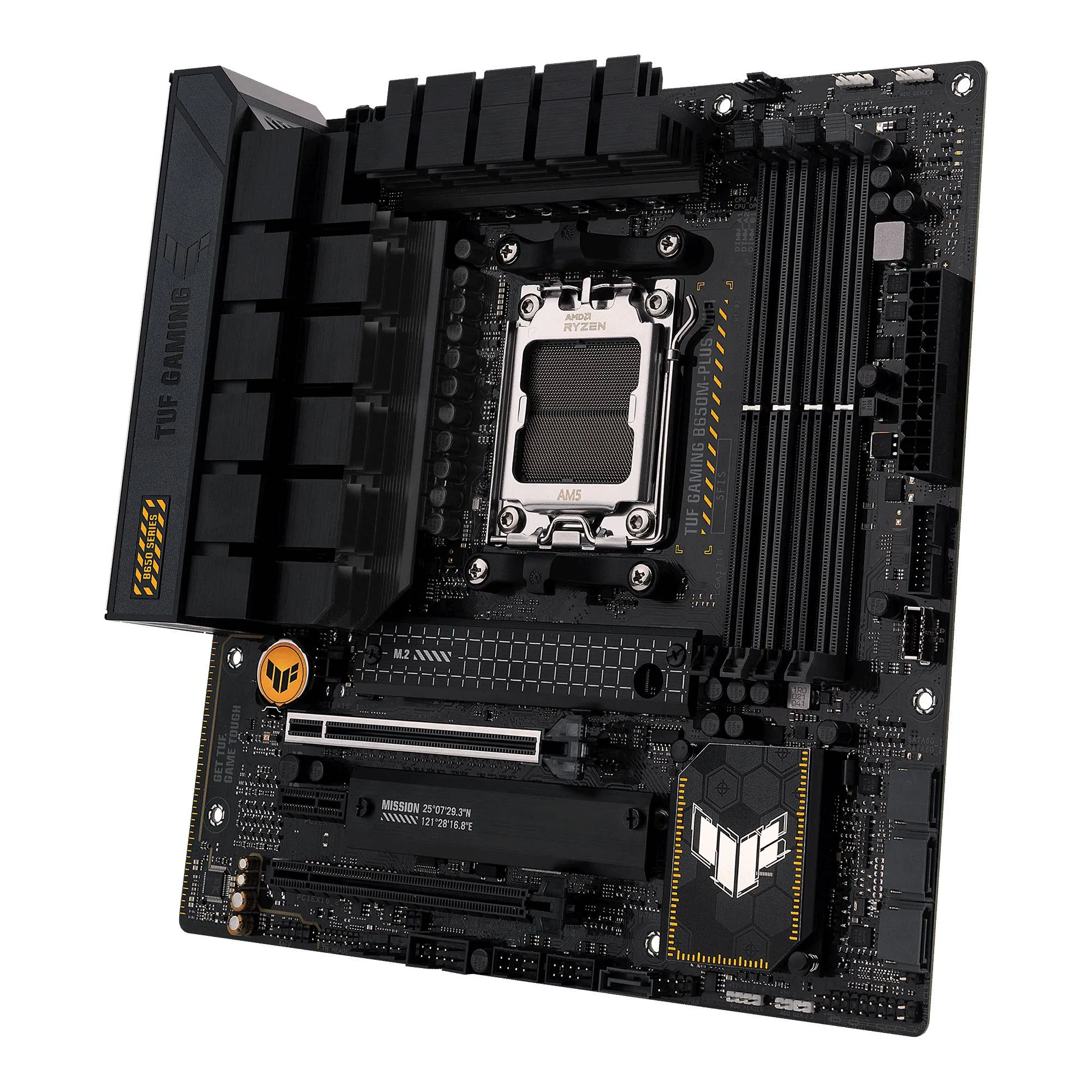 Placa Madre ASUS TUF Gaming B650M-Plus WIFI, AMD AM5, 4xDIMM DDR5, DP, HDMI, 2xM.2, Micro-ATX 7