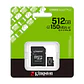Tarjeta MicroSDXC 512GB Kingston SDCS3 Canvas Select Plus 100MB/s Clase 10 A1 + Adaptador SD - Miniatura 3