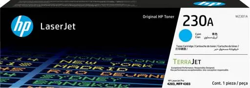 Cartucho de tóner original HP LaserJet 230A cian (W2301A) 2