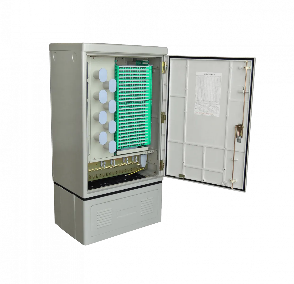 Gabinete Exterior de Fibra Óptica RKF-1 con 576 Puertos SC/APC, IP65 2