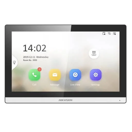 Monitor IP Hikvision DS-KH6350-WTE1 - Pantalla Táctil 7
