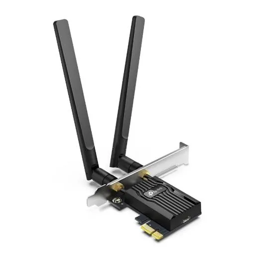 Adaptador de red PCIe AX3000 Wi-Fi 6 Bluetooth 5.2 TP-Link Archer TX55E 1