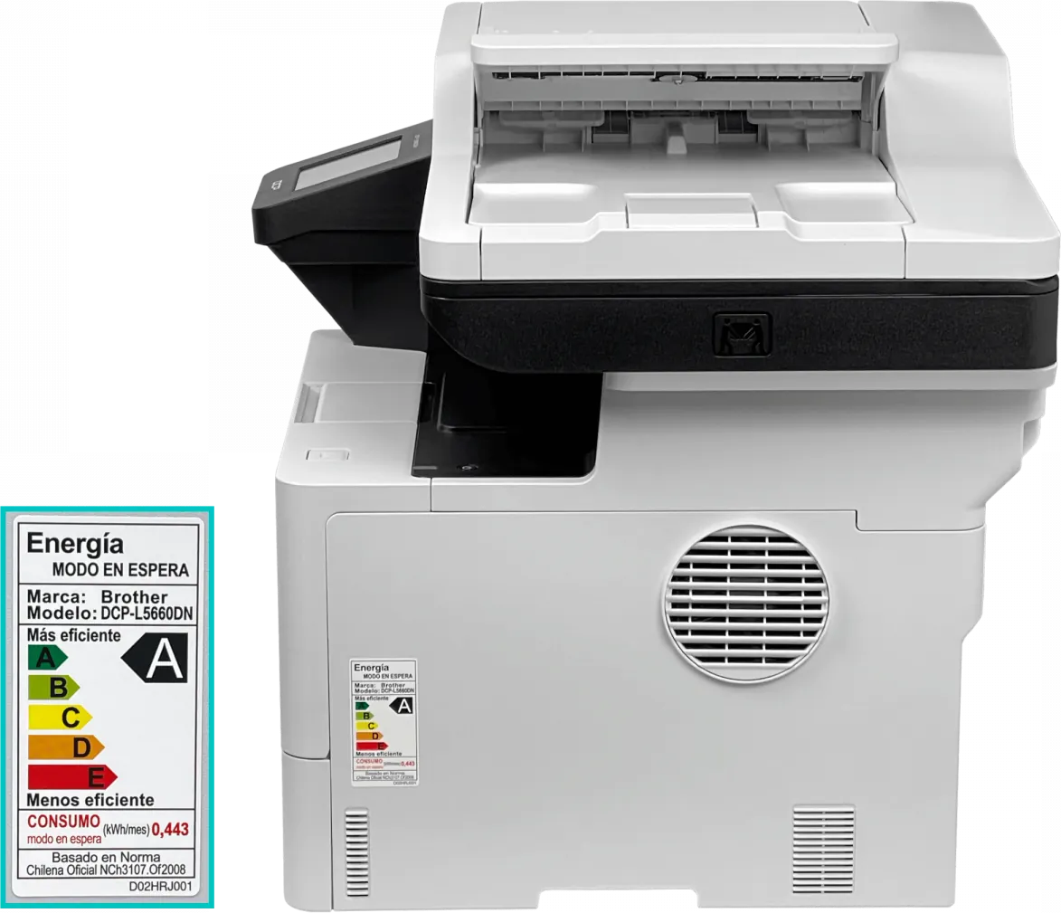 Impresora Multifuncional láser monocromática Brother DCPL5660DN, 50 ppm, Gigabit Ethernet 4
