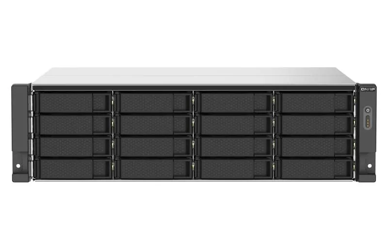 NAS QNAP TS-1673AU-RP, 2 puertos 2,5GbE, AMD Ryzen™ V1500B 4 nucleos, x86 64bits, Ram 16GB 1