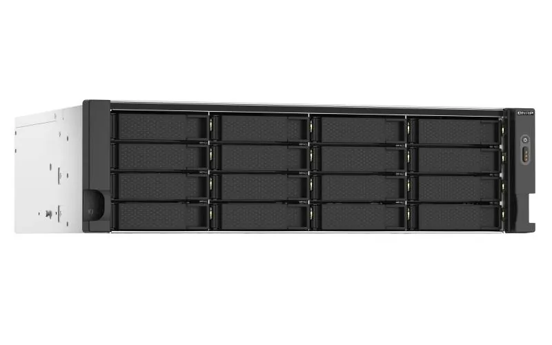 NAS QNAP TS-1673AU-RP, 2 puertos 2,5GbE, AMD Ryzen™ V1500B 4 nucleos, x86 64bits, Ram 16GB 3
