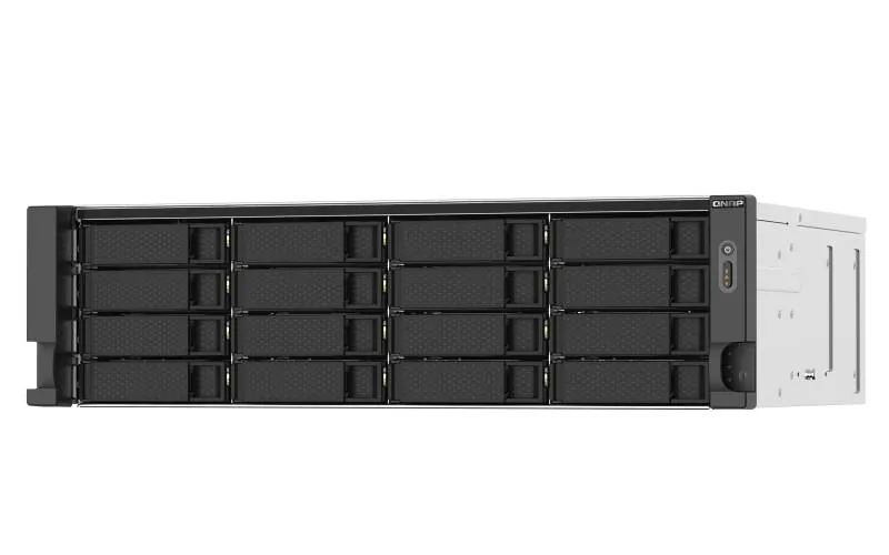 NAS QNAP TS-1673AU-RP, 2 puertos 2,5GbE, AMD Ryzen™ V1500B 4 nucleos, x86 64bits, Ram 16GB 7
