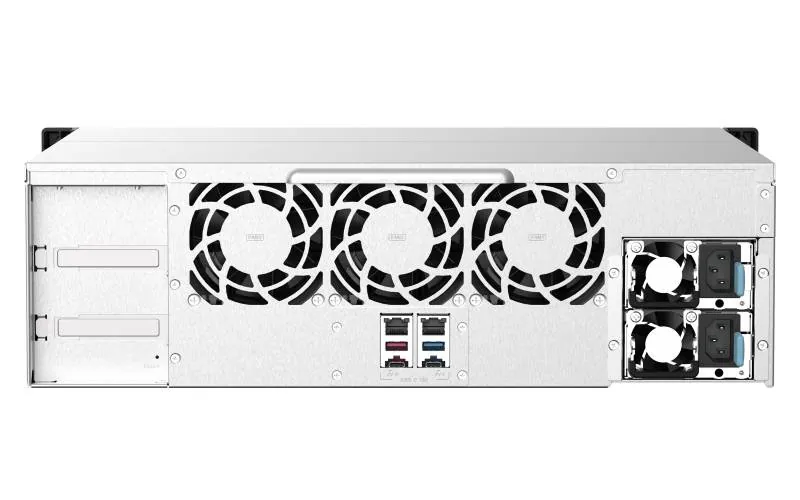 NAS QNAP TS-1673AU-RP, 2 puertos 2,5GbE, AMD Ryzen™ V1500B 4 nucleos, x86 64bits, Ram 16GB 5