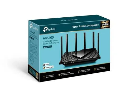 Router Inalámbrico TP-Link Archer AX72 V1 AX5400 Dual-Band Gigabit Wi-Fi 6 for 8K Streaming 4