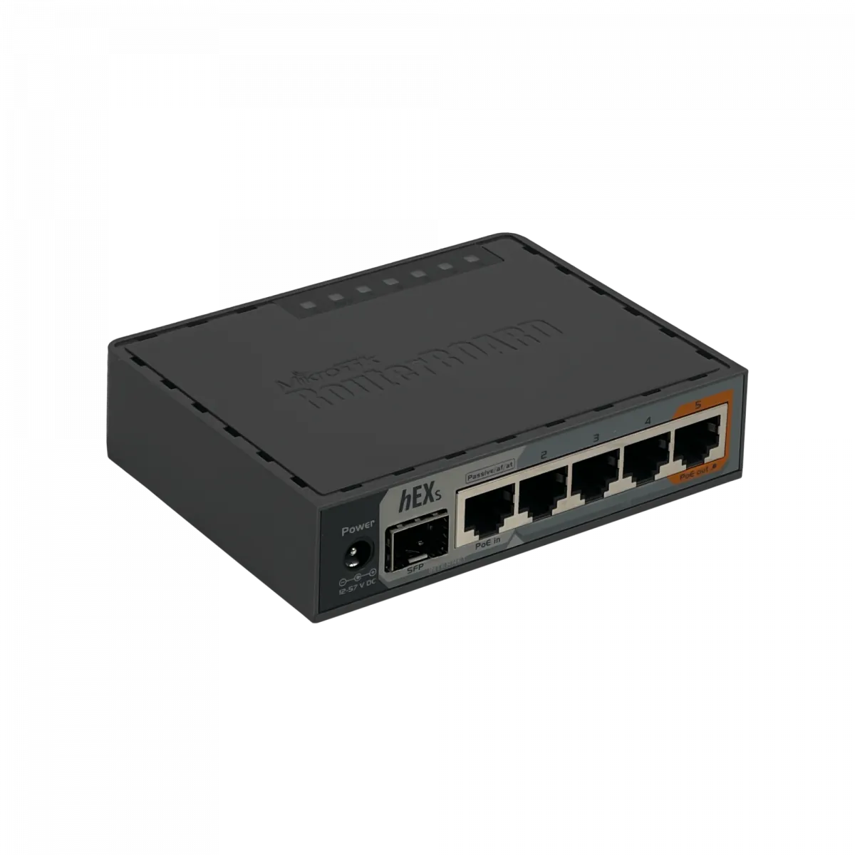 Router MikroTik hEX S - 5 Puertos Gigabit, 1 SFP, PoE, 880MHz, 256MB 1