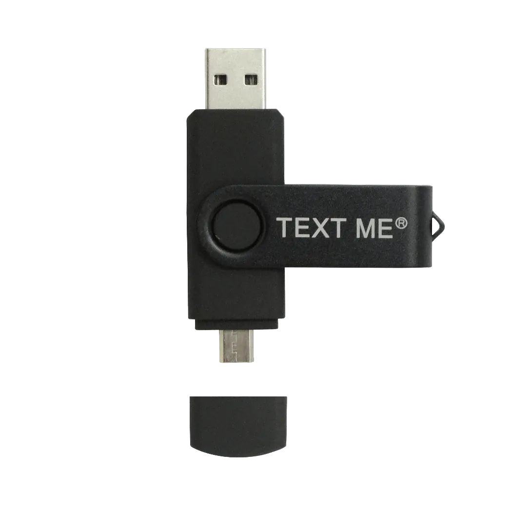 Pendrive 4GB USB A-M Micro-M Memoria Flash 1