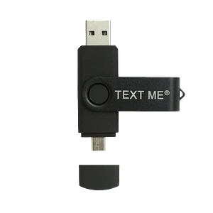 Pendrive 4GB USB A-M Micro-M Memoria Flash