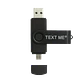 Pendrive 4GB USB A-M Micro-M Memoria Flash - Miniatura 1