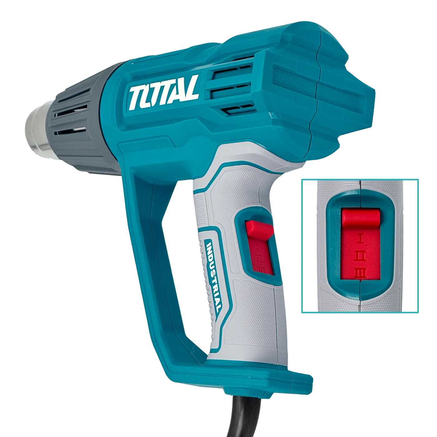 Pistola Calor 2000W 3-Boquilla Aire Caliente Industrial Total 5