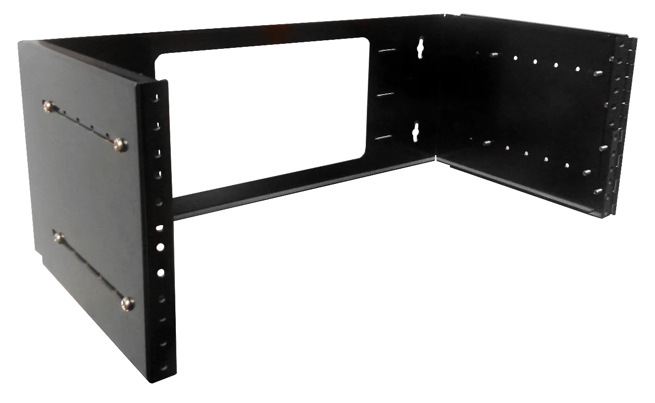 Bracket Mural Abierto 4U Ajustable con Bisagra 1