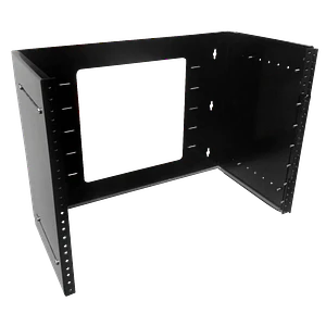 Bracket Mural Abierto 8U Ajustable con Bisagra
