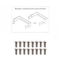 Bracket Mural Abierto 4U Ajustable con Bisagra - Miniatura 4