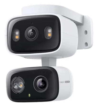 TP-Link - Surveillance camera - Indoor / Outdoor - doble lente panoramica e incl 2