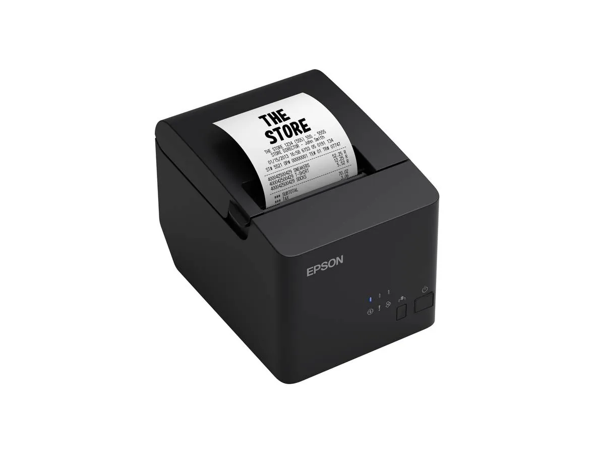 Impresora Térmica de Recibos Epson TM-T20IV-L USB + Serial 250 mm/s con Cortador Automático para POS 3