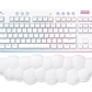 Teclado Gamer Inalámbrico Logitech G715,Switch GX Blue, RGB, Reposamuñecas, Blanco, Inglés - Miniatura 7