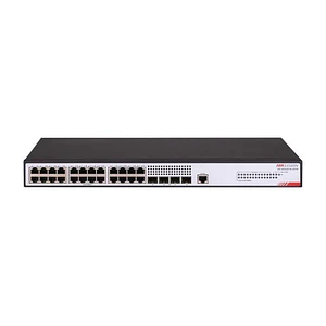Switch Smart Managed 24 puertos Gigabit, 4 uplinks SFP, Hikvision DS-3E2528-HI-24T4F