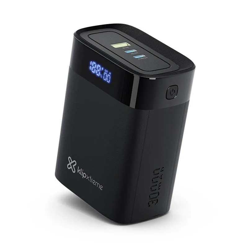 Power Bank Klip Xtreme PowerCell 30000, 30000mAh, 140W, USB C PD, Negro 1