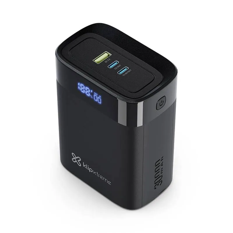 Power Bank Klip Xtreme PowerCell 30000, 30000mAh, 140W, USB C PD, Negro 2