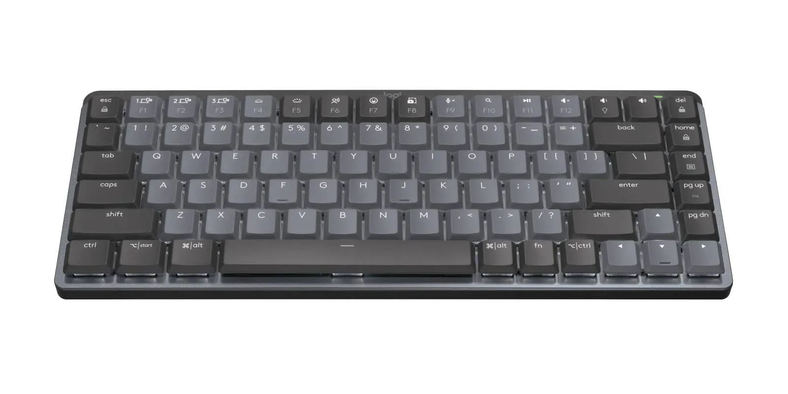 Teclado Mecánico Logitech MX Mechanical Mini, Bluetooth / Dongle USB, Grafito, Español 3