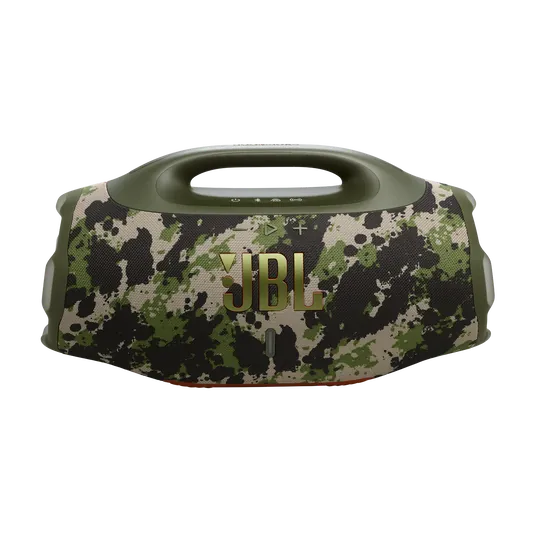 Parlante Bluetooth portátil JBL Boombox 4, IP68, 34h, Auracast, BT 5, Color Camuflaje 2