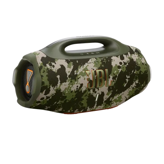 Parlante Bluetooth portátil JBL Boombox 4, IP68, 34h, Auracast, BT 5, Color Camuflaje 1