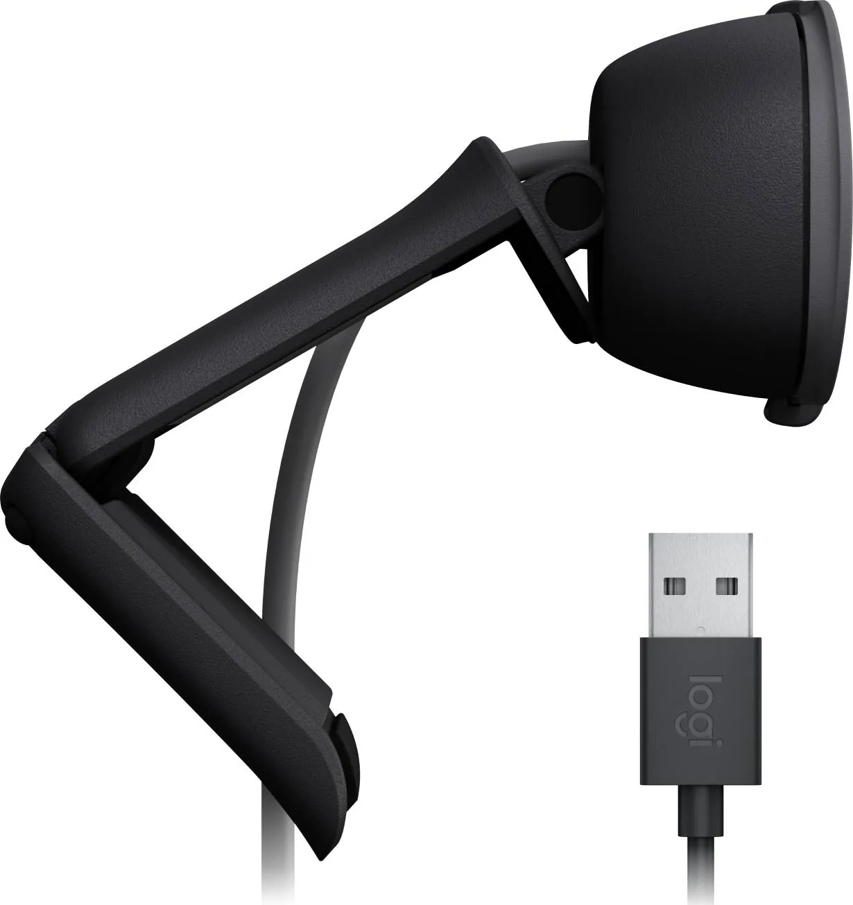 Cámara Web Logitech Brio 100 Full HD, tapa de privacidad, micrófono integrado  5