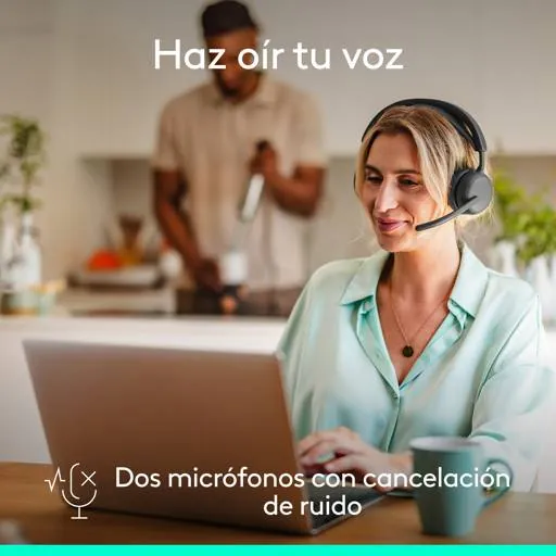 Audífonos Logitech Zone Wireless Bluetooth Grafito con Conectividad Multipunto y Uso Profesional 7