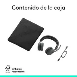 Audífonos Logitech Zone Wireless Bluetooth Grafito con Conectividad Multipunto y Uso Profesional 12