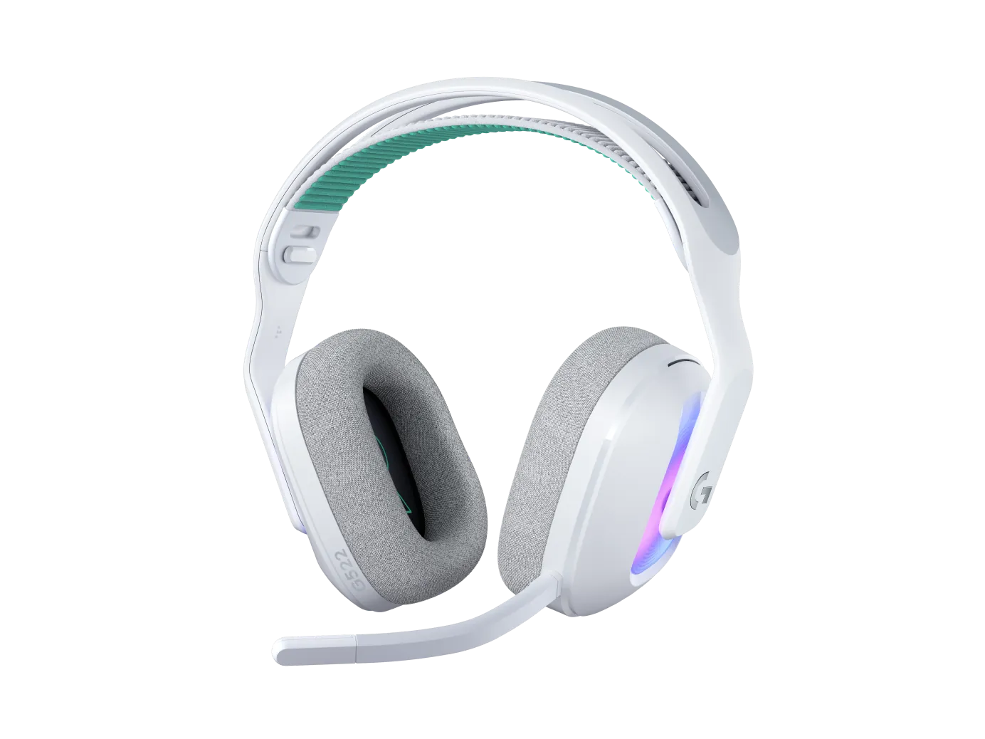 Audífonos Gamer Logitech G522 LIGHTSPEED, Wireless 2.4GHz, RGB, Blanco 1