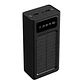 Powerbank con Cables de Carga Integrados Xtech XPB-300, Carga Solar, 30.000mAh, Negro - Miniatura 1