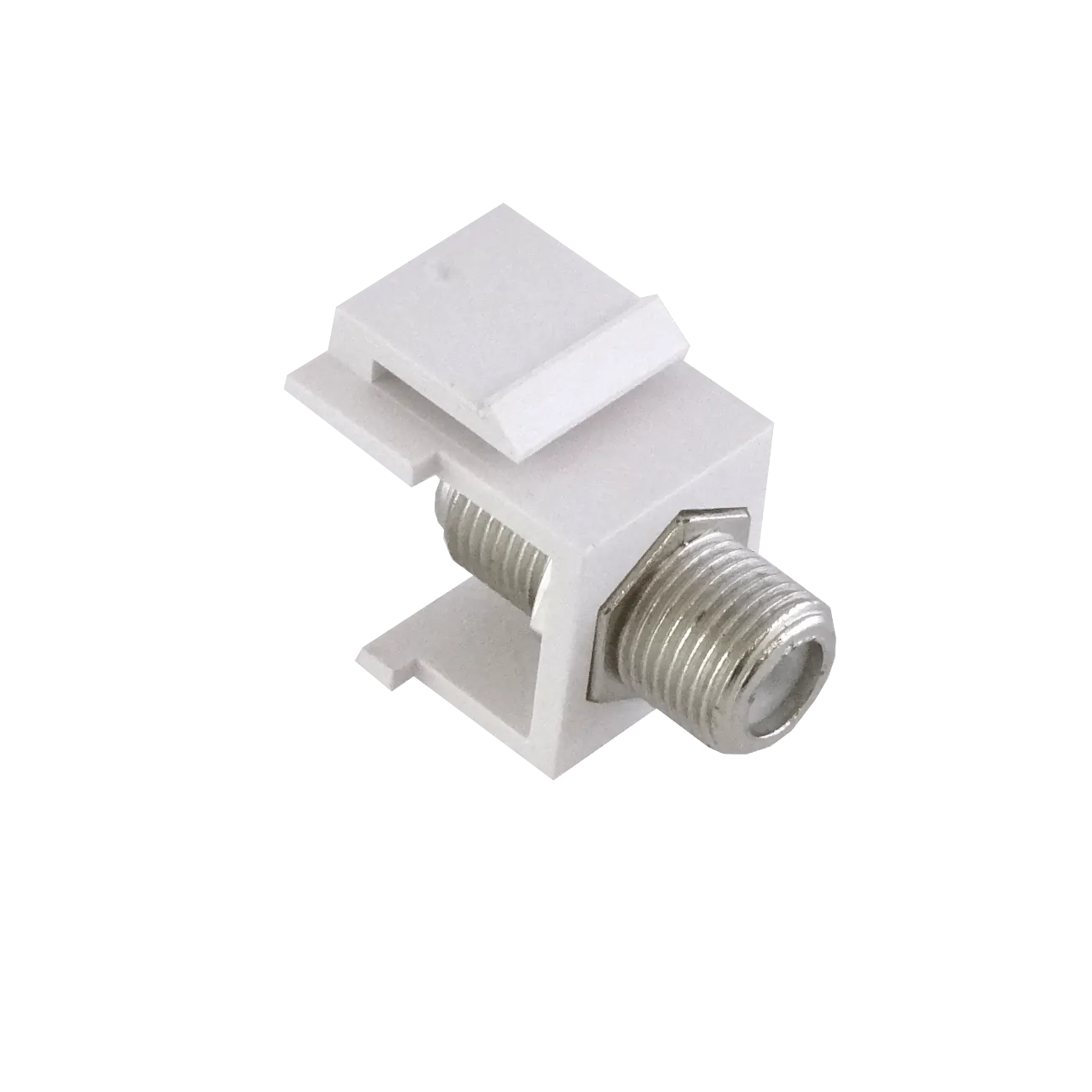 LINKMADE Blanco F-F Coaxial Keystone Copla Union F-H F-H 1