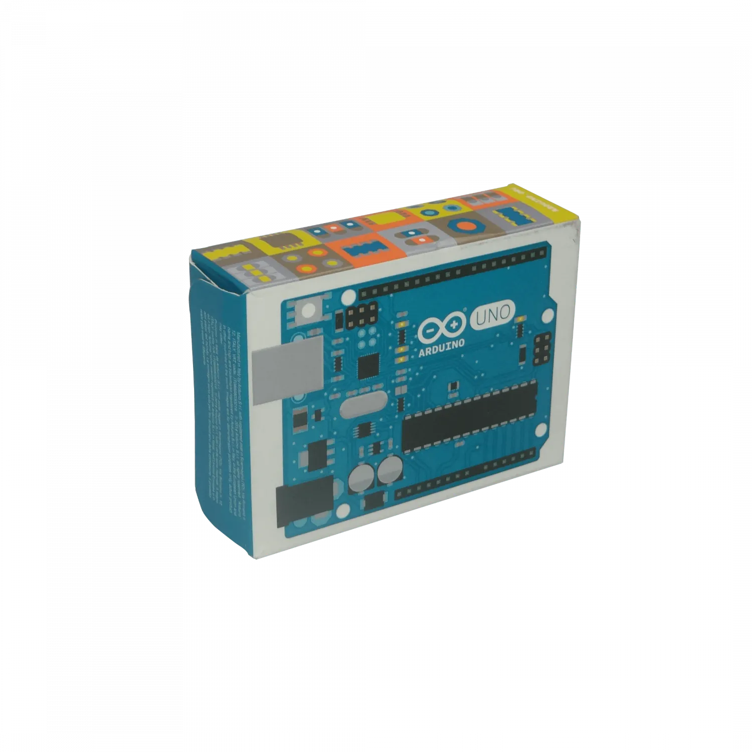 ARDUINO Placa 70x53mm Digital/Analoga USB-BH req-Fuente-Plug-5,5x2,1mm 3