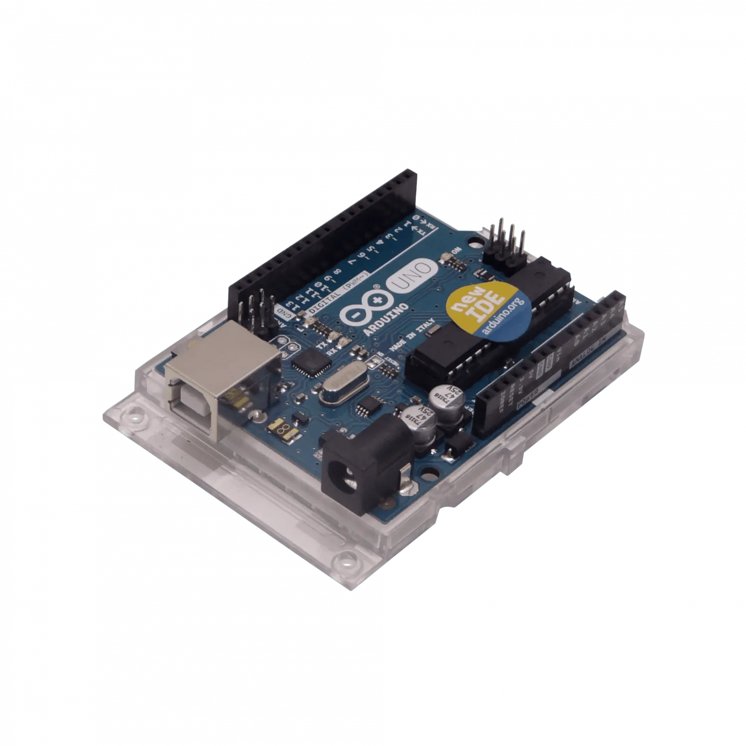 ARDUINO Placa 70x53mm Digital/Analoga USB-BH req-Fuente-Plug-5,5x2,1mm 2