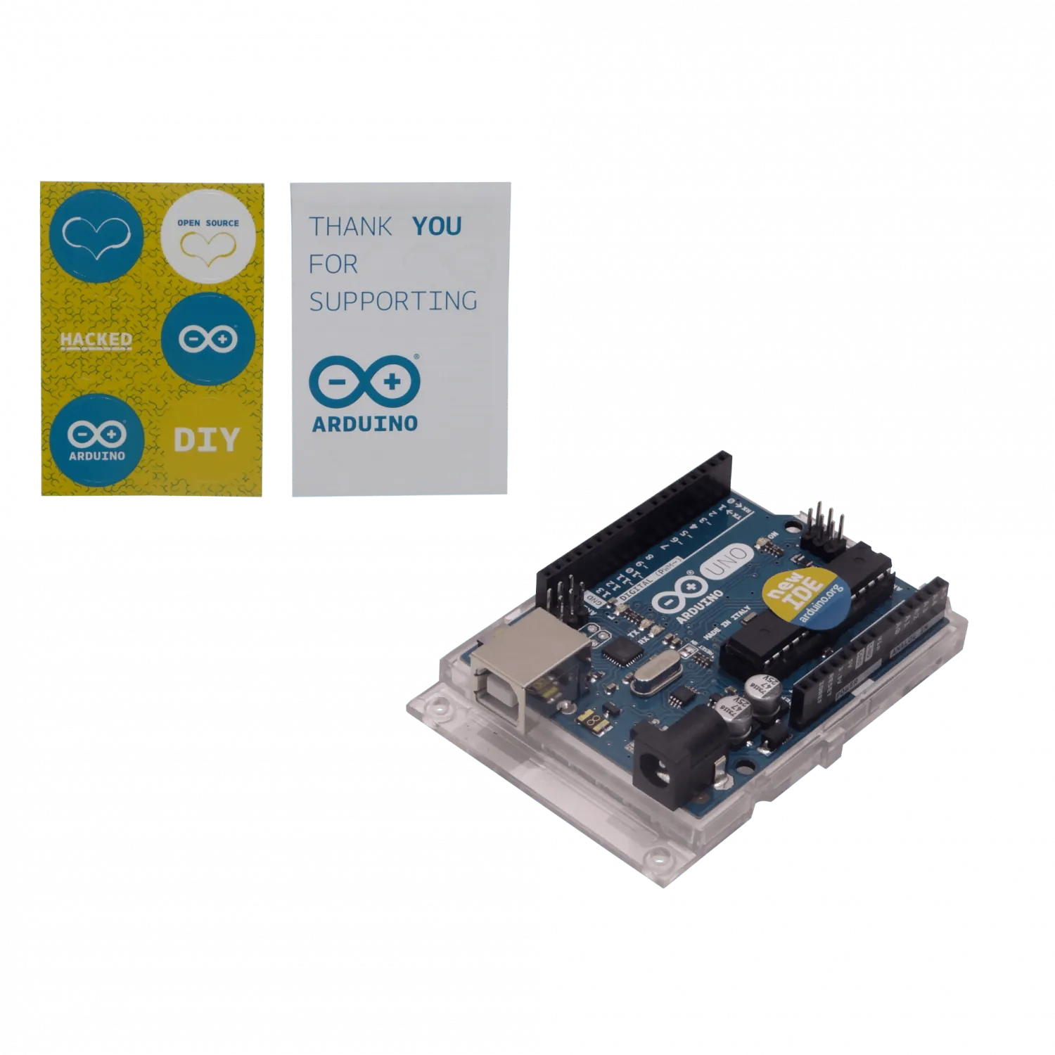 ARDUINO Placa 70x53mm Digital/Analoga USB-BH req-Fuente-Plug-5,5x2,1mm 4