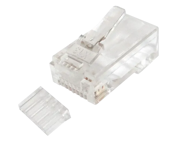 Conector RJ45 LINKMADE para Cat6 UTP Unifilar, 100 Unidades 1